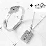Lock Your Heart Bracelet Set - UniqueSimple