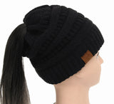 Soft Knit Ponytail Beanie - UniqueSimple