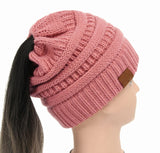 Soft Knit Ponytail Beanie - UniqueSimple