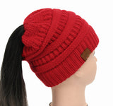 Soft Knit Ponytail Beanie - UniqueSimple