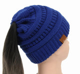 Soft Knit Ponytail Beanie - UniqueSimple