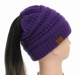 Soft Knit Ponytail Beanie - UniqueSimple
