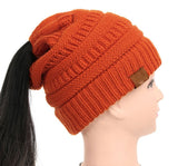 Soft Knit Ponytail Beanie - UniqueSimple