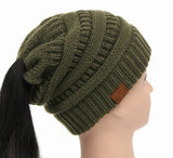 Soft Knit Ponytail Beanie - UniqueSimple