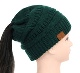 Soft Knit Ponytail Beanie - UniqueSimple
