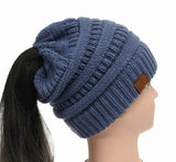 Soft Knit Ponytail Beanie - UniqueSimple
