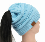 Soft Knit Ponytail Beanie - UniqueSimple