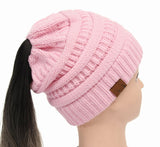 Soft Knit Ponytail Beanie - UniqueSimple
