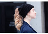 Soft Knit Ponytail Beanie - UniqueSimple