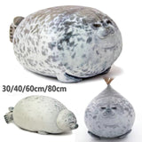 Fluffy Plush Seal Pillow - UniqueSimple