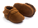 Suede Baby Moccasins - UniqueSimple