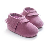 Suede Baby Moccasins - UniqueSimple