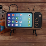 Retro TV Bluetooth Speaker Mobile Phone Holder - UniqueSimple