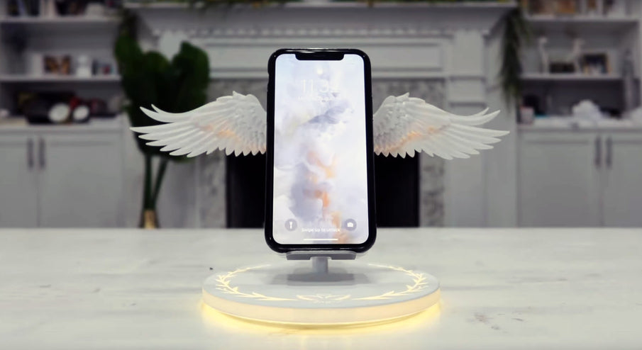 Keep Your Peace of Mind with the Angel Wings Wireless Charger